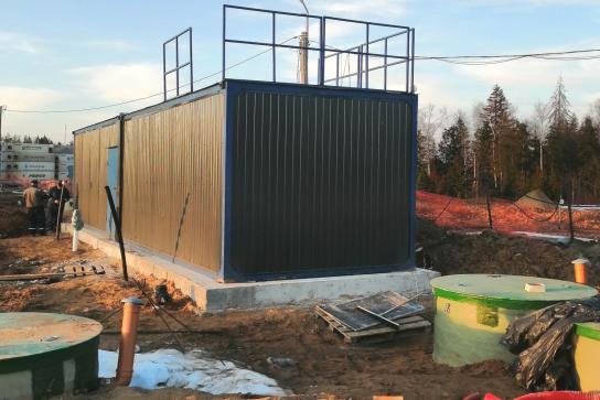 Блок-контейнер (НАСОСНАЯ СТАНЦИЯ) 12х3х3 м